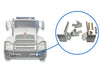 Brackets Fits Deer Guard Set EX-Guard Kenworth T440
