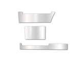 Stripes Chrome Trim Set for Rear Step Fairing Panel 33" (85 cm) Driver Side (12L, 13L, 14L)  2004-2017 Volvo VNL