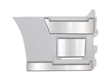 Stripes Chrome Trim Set for Rear Step Fairing Panel 37" (95 cm) Passenger Side (12R, 13R, 14R)  2004-2017 Volvo VNL