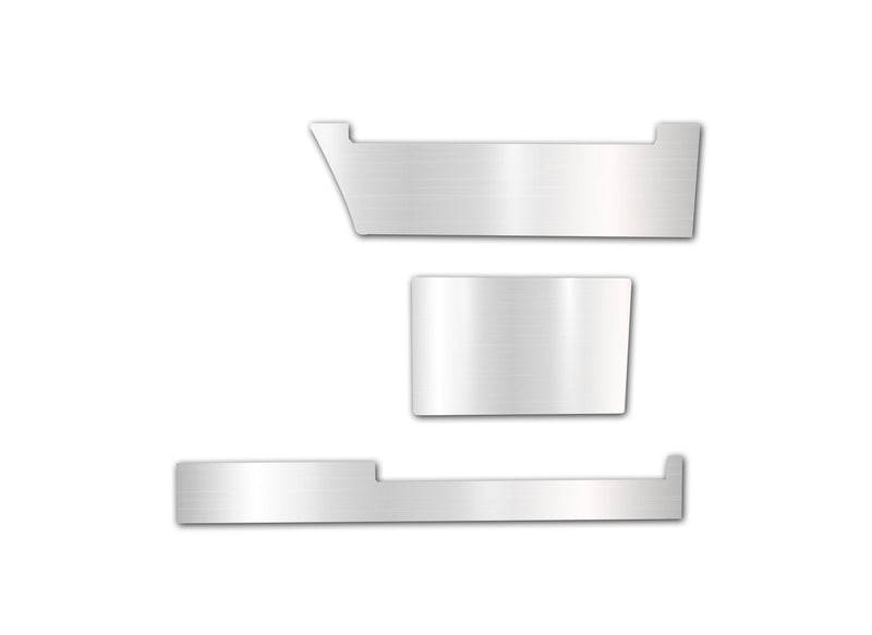 Stripes Chrome Trim Set for Rear Step Fairing Panel 33" (85 cm) Passenger Side (12R, 13R, 14R)  2004-2017 Volvo VNL