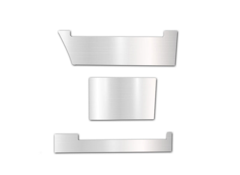 Stripes Chrome Trim Set for Rear Step Fairing Panel 29" (75 cm) Passenger Side (12R, 13R, 14R)  2004-2017 Volvo VNL