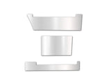 Stripes Chrome Trim Set for Rear Step Fairing Panel 29" (75 cm) Passenger Side (12R, 13R, 14R)  2004-2017 Volvo VNL