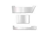 Stripes Chrome Trim Set for Rear Step Fairing Panel 29" (75 cm) Driver Side (12L, 13L, 14L)  2004-2017 Volvo VNL