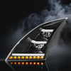 Headlight LED DRL Black Driver 2018+ Volvo VNL VNR