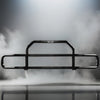 Front Grille Guard Black International RH (Plastic Bumper w/ Central Fog)