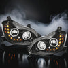 Headlights Full LED Black Set 2013-2021 Kenworth T680