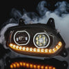 Headlight Led With Turn Signal Black Passenger 2018+ International LT LT625
