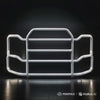 Grille Guard Large Chrome with Lights 2022+ Peterbilt 579 No Fog