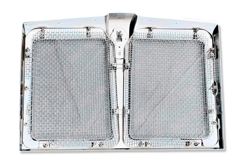 Grille Frame with Bug Screen Chrome Plastic Compatible with KW T880