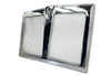 Grille Frame with Bug Screen Chrome Plastic Compatible with KW T880