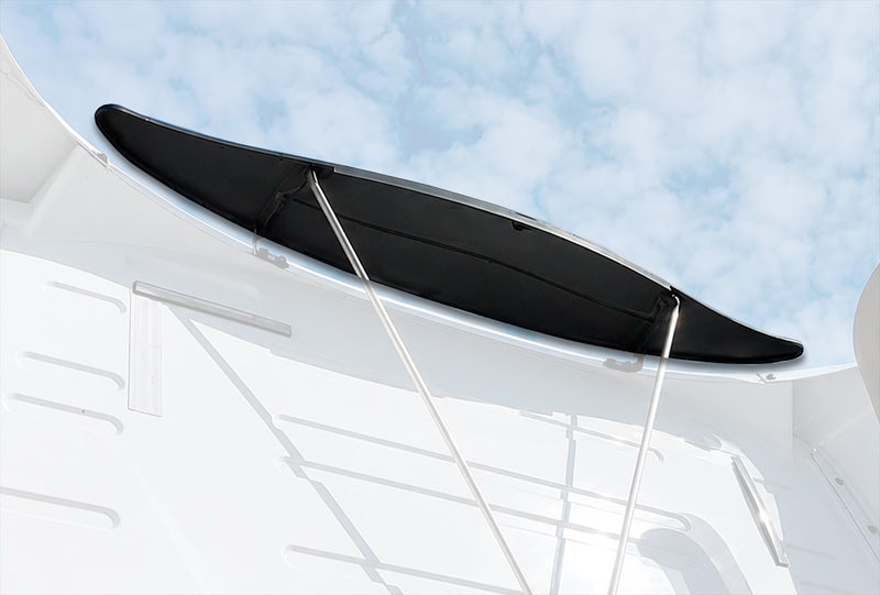 Roof Wind Deflector Fairing Cab Extender Black 2018-2024 Volvo VNL