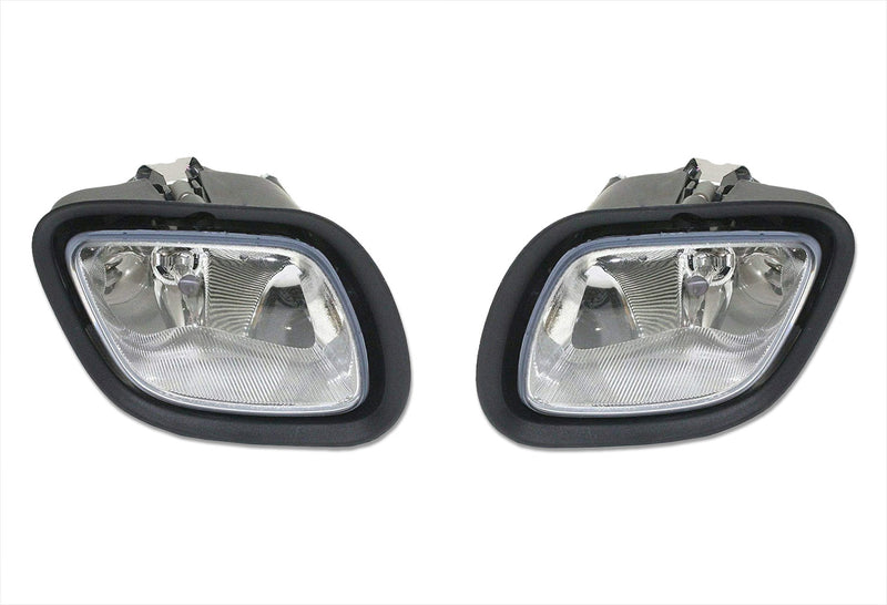 Bumper Set with Fog Light Holes 6 Pcs Includes 2 Pcs Fog Light 2008-2017 Freightliner Cascadia 125 113