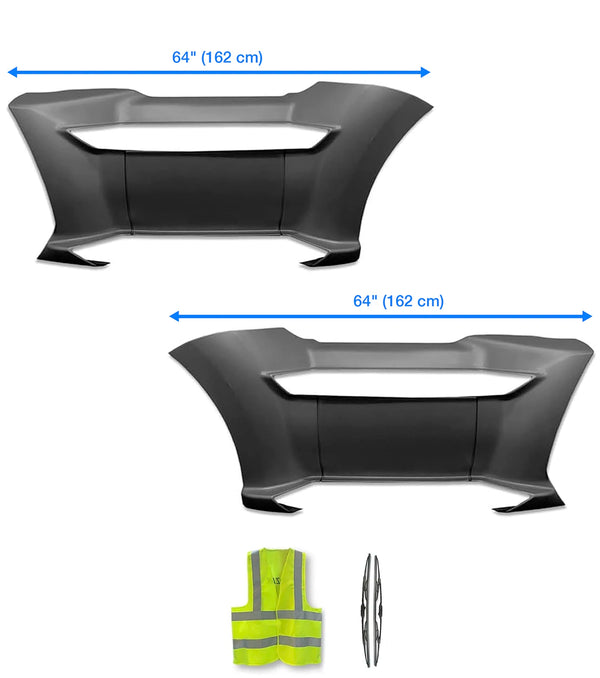 Front Step Fairing Panels 64" (162 cm) Set Kenworth T680 2013 -2021