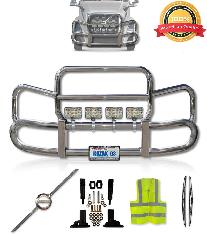 Front Steel Grille Deer Guard Herd 300 2018+ Volvo VNL 860