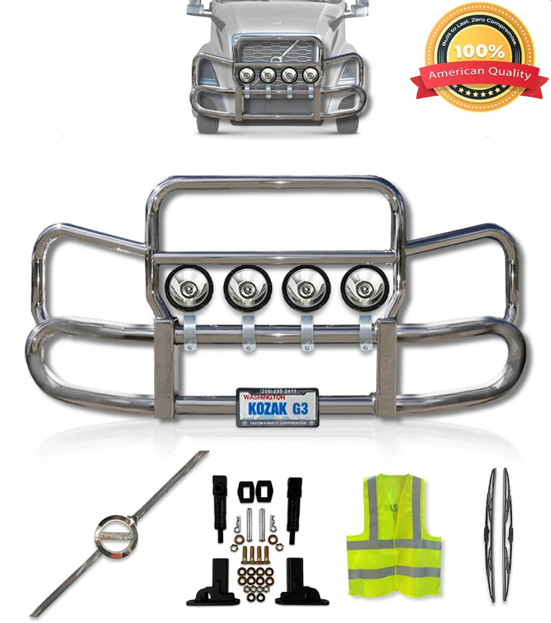 Front Steel Grille Deer Guard Herd 300 2018+ Volvo VNL 860