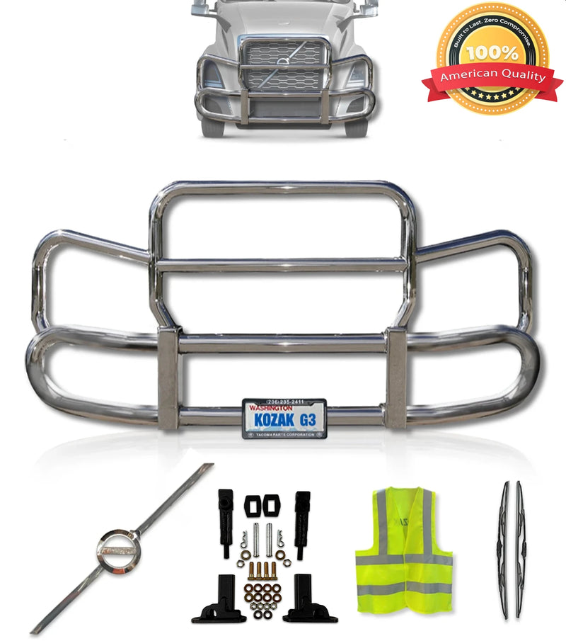 Front Steel Grille Deer Guard Herd 300 2018+ Volvo VNL 860
