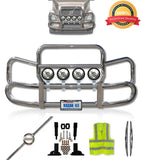 Front Steel Grille Deer Guard Herd 300 2018+ Volvo VNR 660