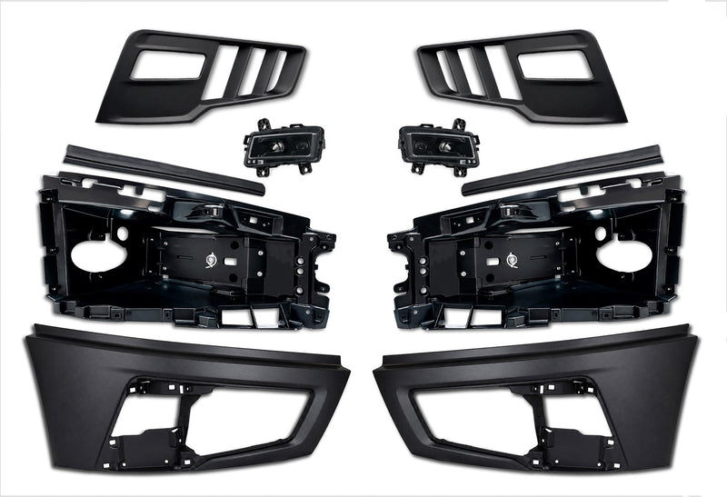 Bumper Corners, End Caps, Bezels and Fogs Lamp Set 2025+ Volvo VNL New