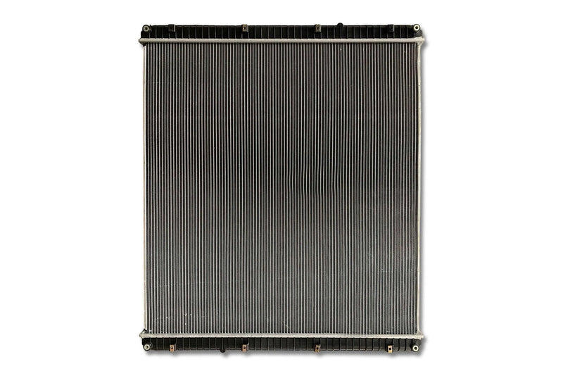 KOZAK Radiator (3s0580790003) for Freightliner Cascadia, M2-112 2008-2013, M2-106 2008-2012, FLD SD 2008-2009, 114SD 2012-2014 PLUS Logo, Wipers, License Plate Frame, 2x Trailer Tail Lights and Vest