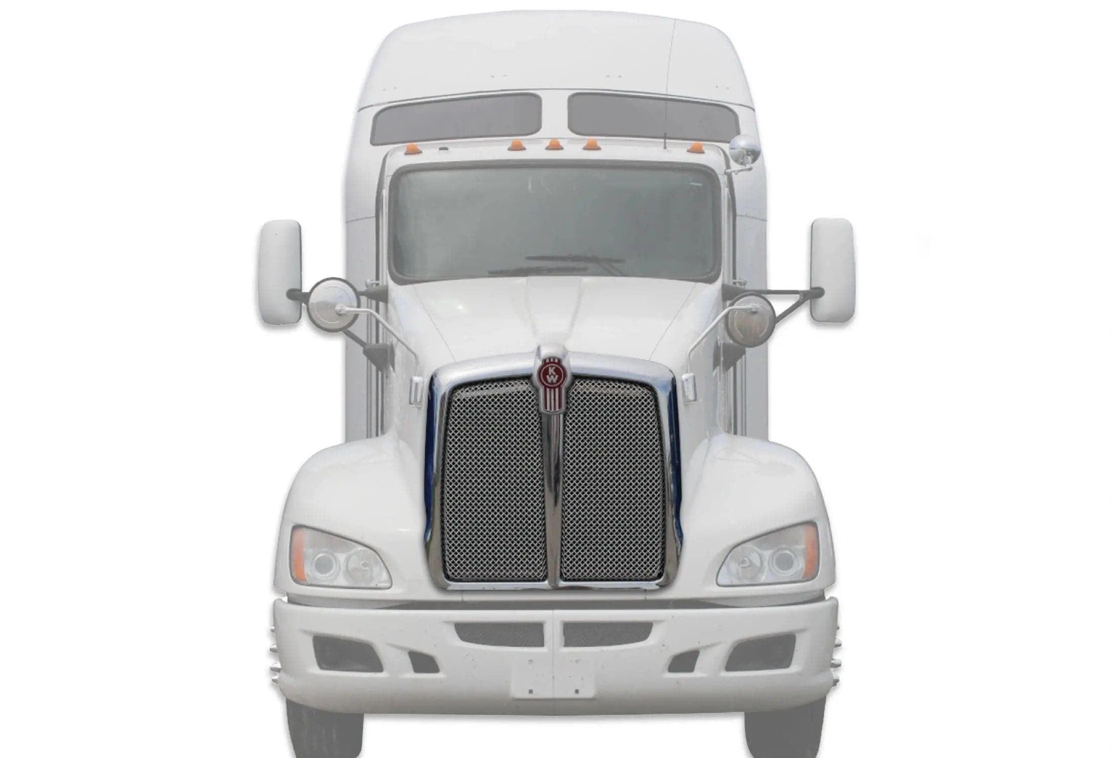 Grille Chrome with Aluminum Bug Mesh Net Kenworth T660 – Tacoma