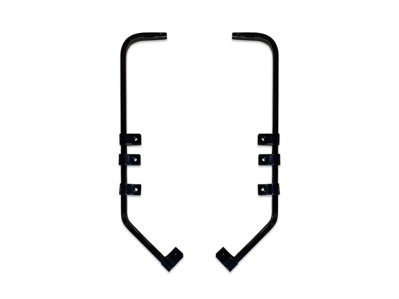 KOZAK Black Angled Mud Flap Hanger Bracket with Hardwre Sold by Pair Plus 2X 22 inch Windshield Wipers, 4X Trailer Tail Lights and KOZAK Vest