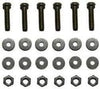 KOZAK Quarter Fender Set 24" x 24" Stainless Steel Semi Truck Compatible with Freightliner, Volvo, Kenworth, Mac, International, Peterbilt - All mounting Hardware Included