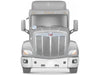 Kozak Chrome Plastic Bumper Corners with Fog Light Hole Right Passenger & Left Driver Side for Peterbilt 579 PLUS Logo Emblem, - Tacoma Parts Corporation
