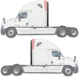 Kozak 2 Piece Top Cabin Fairings Passenger and Driver Sides Compatible with Freightliner Cascadia 2008-2016 Plus Freightliner Logo, 2X 22 Windshield Wipers Wipers and 3X Kozak Face Masks