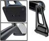 Kozak Chrome Replacement Door Mirrors With Arms RIGHT (Passenger) and LEFT (Driver) Sides for Peterbilt 579 plus Logo, Kozak Vest and 2x 22" Windshield Wipers