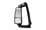 KOZAK Side View Door Mirror Power Heated Black with Arm & Look Down Mirror Left Side compatible with Volvo VNL 670 780 630 730 860 VNM 200 430 630 VNX 300 VN 2004-2023 PLUS Logo, Bracket, Wipers, Vest