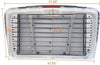 Chrome Triple Plated Front Hood Radiator Grille With Bug Screen A17-19112-000 A17-15624-003 for Freightliner Cascadia 2008-2017