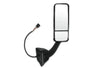 Kozak Replacement Chrome Heated Door Side Mirror Right Passenger Side for Freightliner Cascadia 2008-2017 PLUS Freightliner Logo Emblem, Kozak Vest and 2x 22 inch Windshield Wipers included