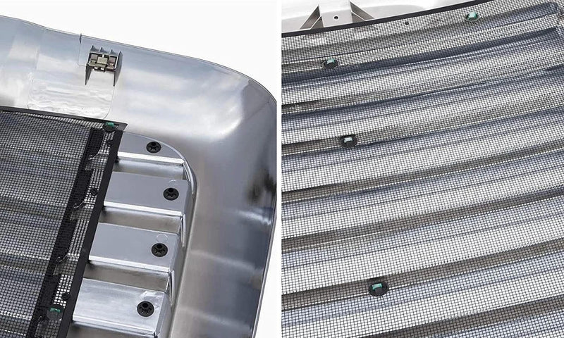 Chrome Triple Plated Front Hood Radiator Grille With Bug Screen A17-19112-000 A17-15624-003 for Freightliner Cascadia 2008-2017