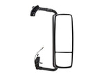 Door Mirror Power Heated Chrome with Arm compatible with Volvo VNL - Right Side, Volvo Logo, Arm Bracket, Wipers, KOZAK Vest (Fit: Volvo VNL 670 780 630 730 860, VNM 200 430 630, VNX 300)