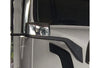 Replacement Hood Chrome Finish Mirror Right Passenger Side Only With Mounting Kit for Volvo VNL 2004-2017- Volvo Truck Accessories - PLUS Volvo Logo Emblem, 2x 22" Wipers, KOZAK Reflective Vest