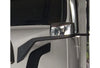 Replacement Hood Chrome Finish Mirror Left Driver Side Only With Mounting Kit for Volvo VNL 2004-2017- Volvo Truck Accessories - PLUS Volvo Logo Emblem, 2x 22" Wipers, KOZAK Reflective Vest