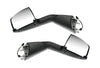 Chrome Hood Heated Mirror Aftermarket Replacement Pair Right and Left Side compatible with Volvo VNL 2018+ Semi Trucks PLUS Volvo Logo, 2x Wipers and KOZAK Reflective Vest