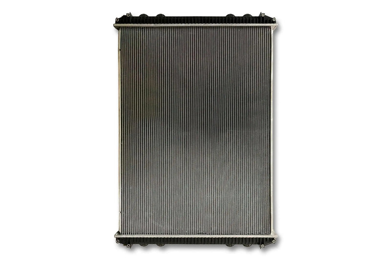 KOZAK Replacement Radiator (BHT93060) for Freightliner Century 2000-2004 Columbia 2000-2007 Coronado 2001-2004 PLUS Logo, Wipers, License Plate Frame, 2x Trailer Tail Lights and Vest