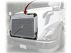 Chrome Steel Bug Shield Wind Deflector for Volvo VNL 2004-2017
