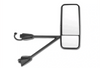 Kozak Black Door Mirror With Arms Right (Passenger Side) compatible with Kenworth T660 T600 T800 2008-2016 PLUS Kenworth Logo, 2x22" Windshield wipers and Kozak Reflective Vest