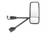 Kozak Black Door Mirror With Arms Right (Passenger Side) compatible with Kenworth T660 T600 T800 2008-2016 PLUS Kenworth Logo, 2x22" Windshield wipers and Kozak Reflective Vest