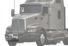 Kozak Chrome Plastic Bumper Extension Corner Right (Passenger Side) for Kenworth T660 - Tacoma Parts Corporation