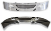 Kozak Chrome Aero Clad Steel STATIONARY Bumper Compatible With International Prostar 2006-2015 Semi Truck Parts PLUS International Logo, 2x22 ", - Tacoma Parts Corporation
