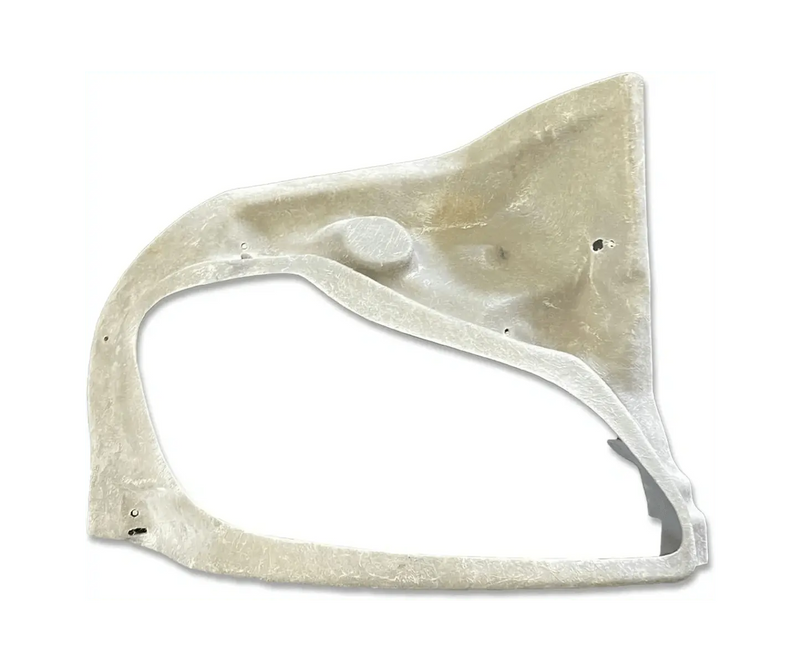 Corner Hood Frame Fender Headlight bezel Right Passenger Side Headlight Frame for Kenworth T680 PLUS logo, wipers and vest