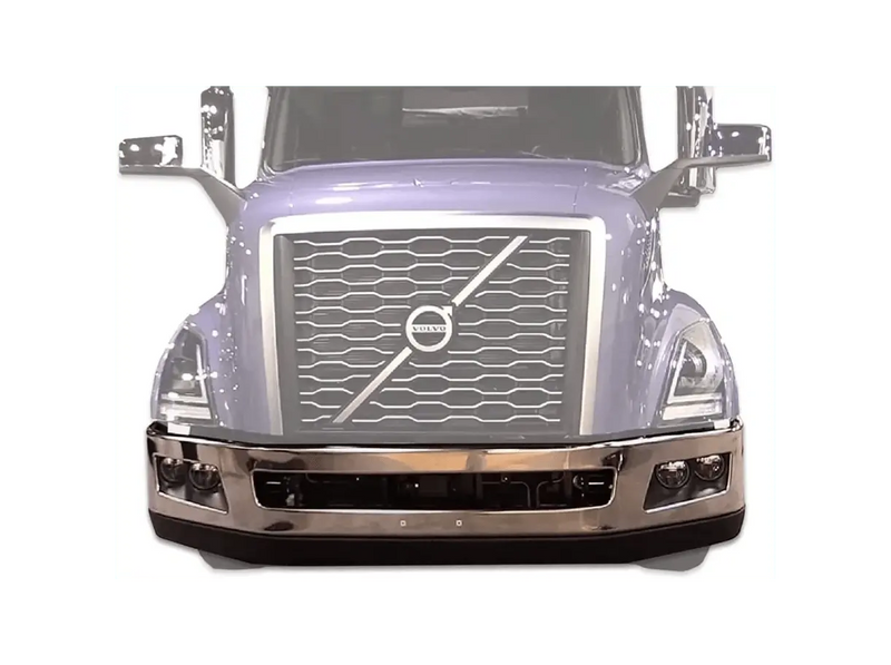Kozak Aftermarket CLAD Bumper Without Fog Light Holes for Volvo VNL 2018+ - Tacoma Parts Corporation