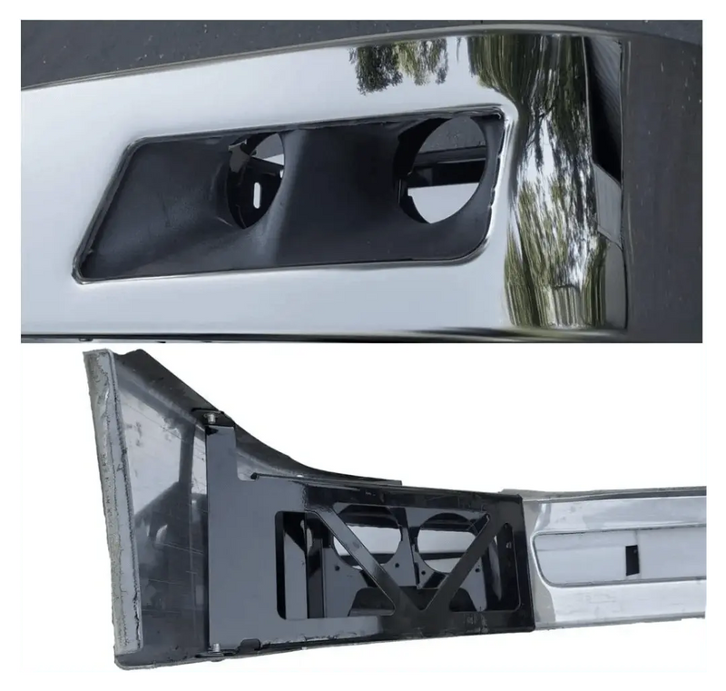 Kozak Aftermarket Chrome bumper with Fog Light Holes for Volvo VNL 2018+ - Tacoma Parts Corporation