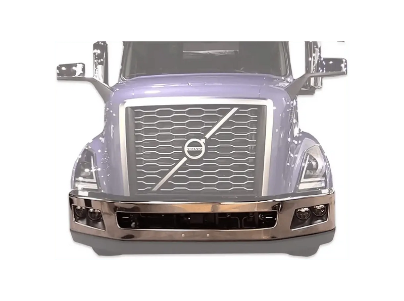 Kozak Aftermarket Chrome bumper with Fog Light Holes for Volvo VNL 2018+ - Tacoma Parts Corporation