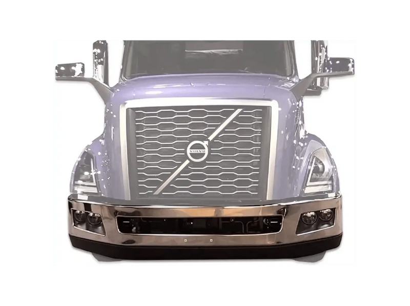 Kozak Aftermarket CLAD Bumper with Fog Light Holes for Volvo VNL 2018+ - Tacoma Parts Corporation