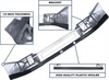 Clad Bumper 12" with Fog Light Hole Chrome Volvo VNL 2004-2017 - Tacoma Parts Corporation
