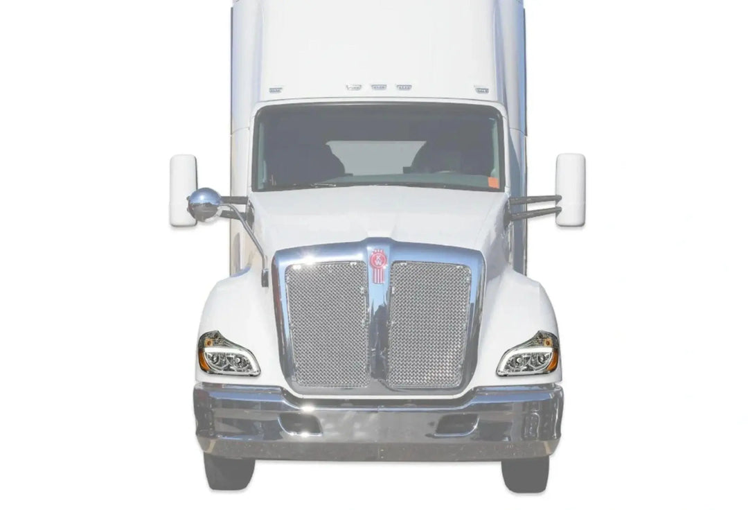 Headlights with LED Bar Chrome 2013-2019 Kenworth T680